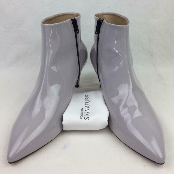 NORDSTROM SIGNATURE Flora patent leather Bootie - Picture 1 of 8